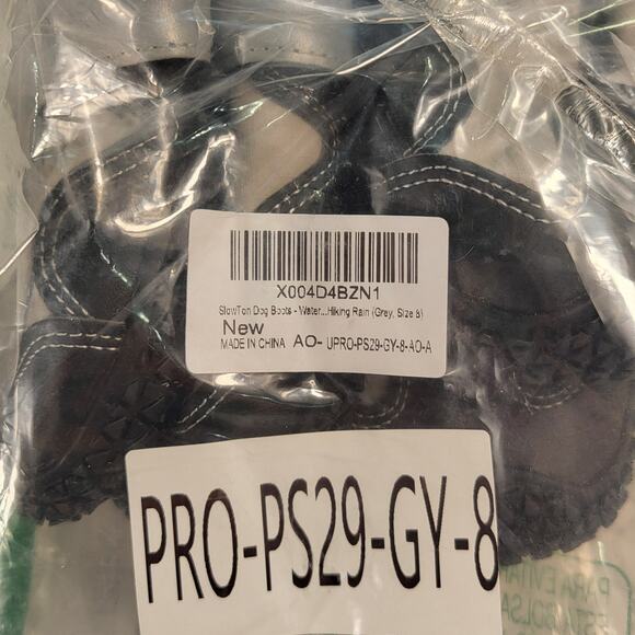 NEW 4 Dog Shoes Breathable Adjustable Reflective Durable Dogs Boots SIZE 8 - Picture 5 of 5